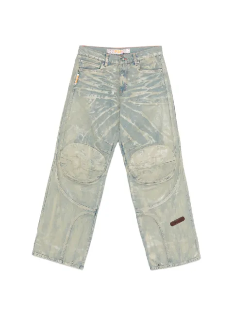 PDF Biker Mice panelled jeans Blue DFM03019DF192