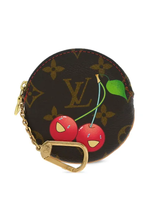 Louis Vuitton Pre-Owned x Takashi Murakami 2005 round-shape coin case Brown 125940