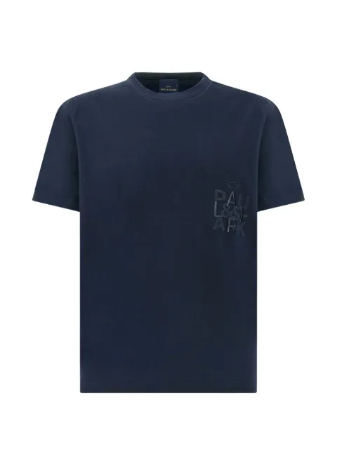 Paul & Shark logo T-shirt Blue 26411031