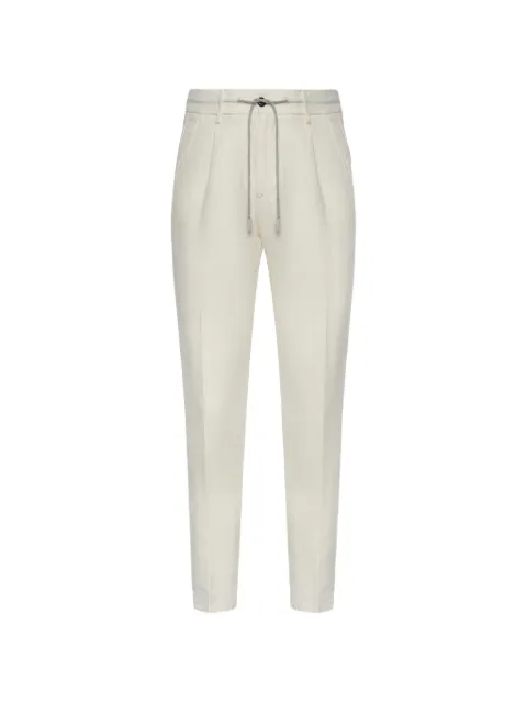 Eleventy drawstring-fastening trousers Neutrals M75PANG03TES0I13901NN