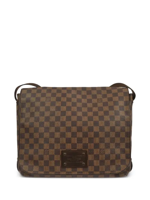 Louis Vuitton Pre-Owned GM Brooklyn damier-pattern messenger bag Brown 117550