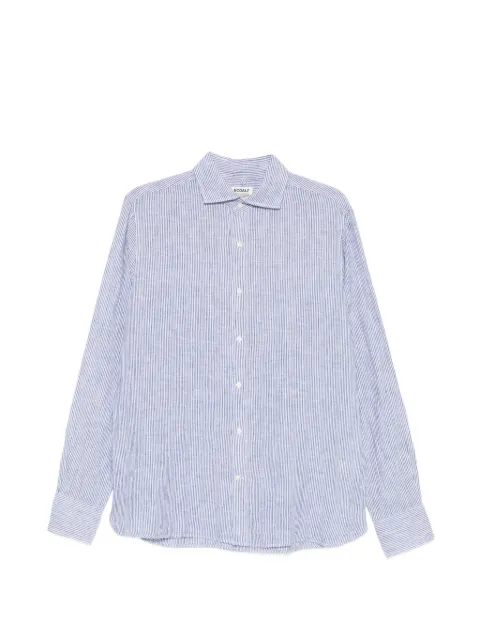 Ecoalf Alfredo striped shirt White MCMGASRALFRE0725S26