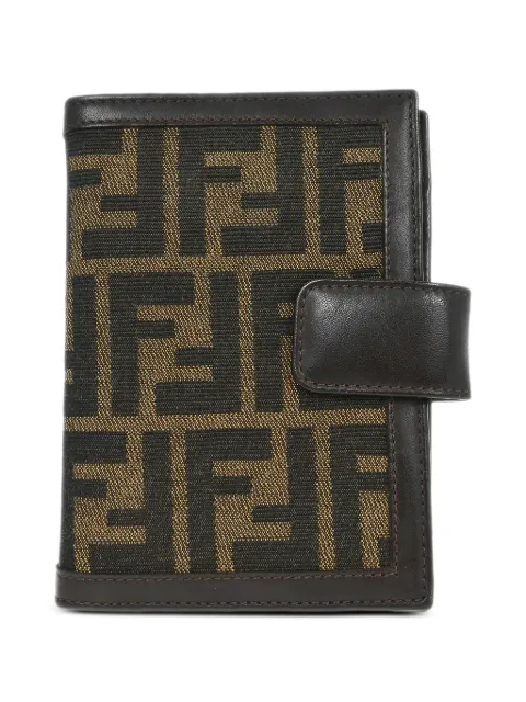 Fendi Pre-Owned 2000 Zucca canvas notebook cover Brown 125900