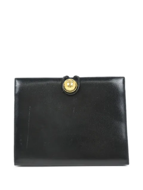 Celine Pre-Owned 1990-2000s coin-purse leather wallet Black 155457