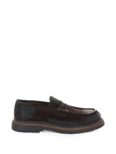 FRANCO FEDELE slip-on boat shoes Brown 6631CASHEMIRETMOROFUME