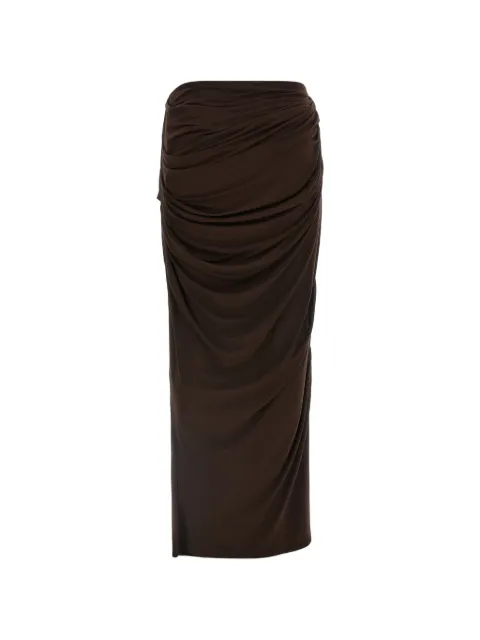 ENTIRE STUDIOS drape maxi skirt Brown ESSS26SK01243C737