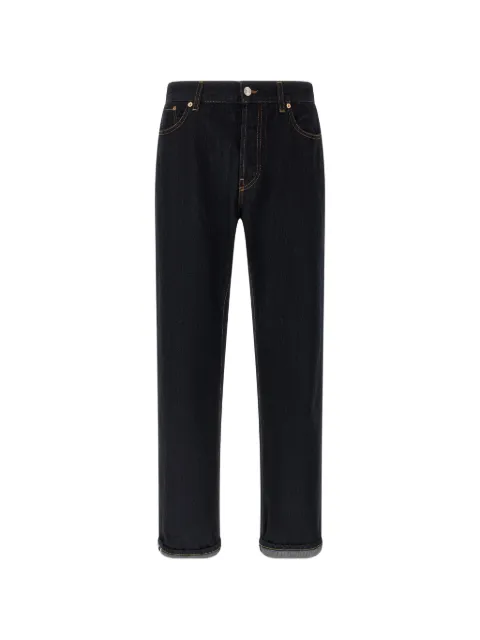 Department 5 contrast-stitching jeans Blue UP50852D2DF0062812