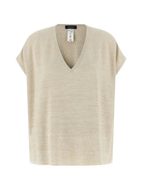 Fabiana Filippi V-neck sweater Neutrals MAD276F486M2200145