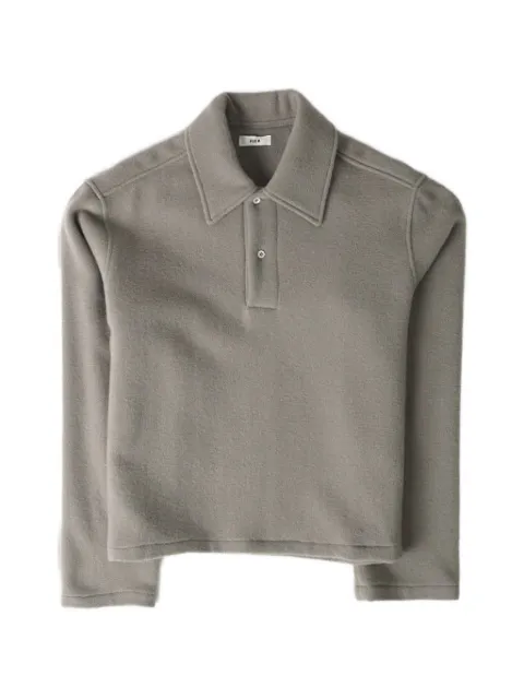 Rier fog fleece polo shirt Grey NFL20X02