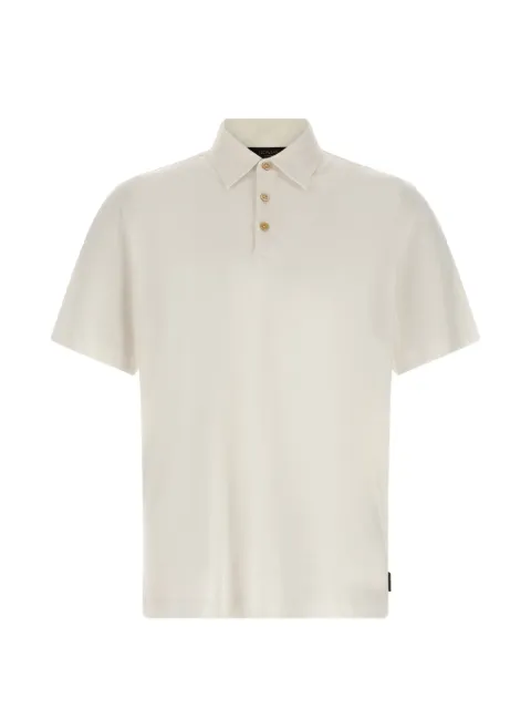 Zanone short-sleeved polo shirt Neutrals 810382ZQ317Z0001