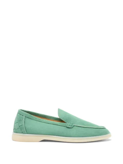 Scarosso Ludovica suede loafers Green LUDOVICAPLOAFJGRSUED