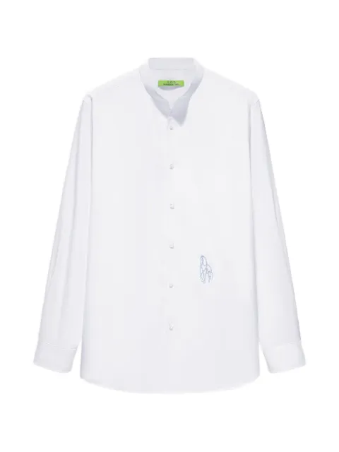 Shanghai Tang horse-embroidered shirt White Z2MRB219EE