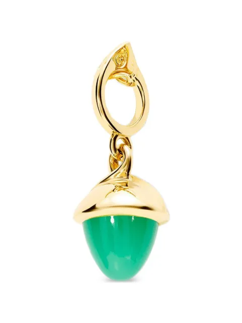 TAMARA COMOLLI chrysoprase pendant Gold PMFLCHRYYG