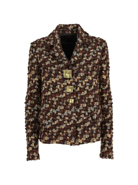 Ermanno Scervino Vintage multicolour frayed jacket Brown WCV3005202540