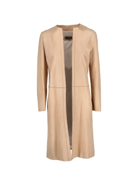 Hettabretz leather coat Neutrals WCV3005202535