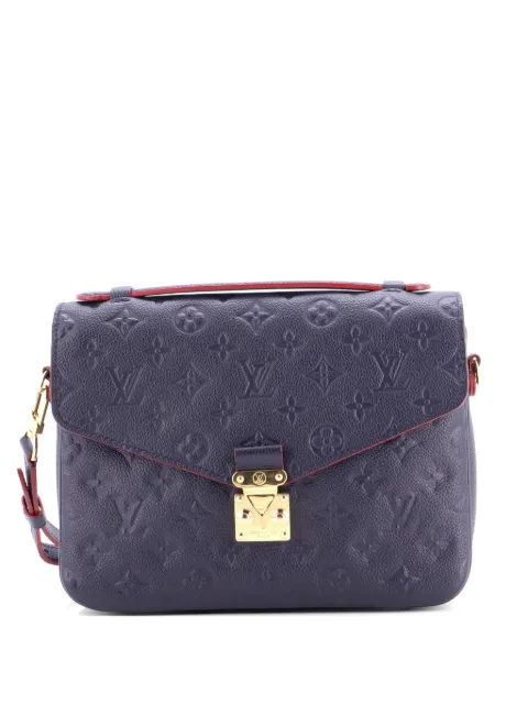 Louis Vuitton Pre-Owned Pochette Metis Monogram Empreinte Leather crossbody bag Blue X0KNT98LXQ9ISUH8