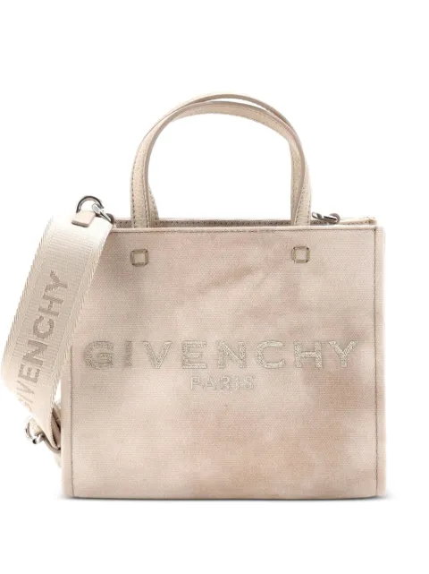 Givenchy Pre-Owned G- Printed Canvas Mini tote bag Neutrals 1VC11Y994BJ5J8YN