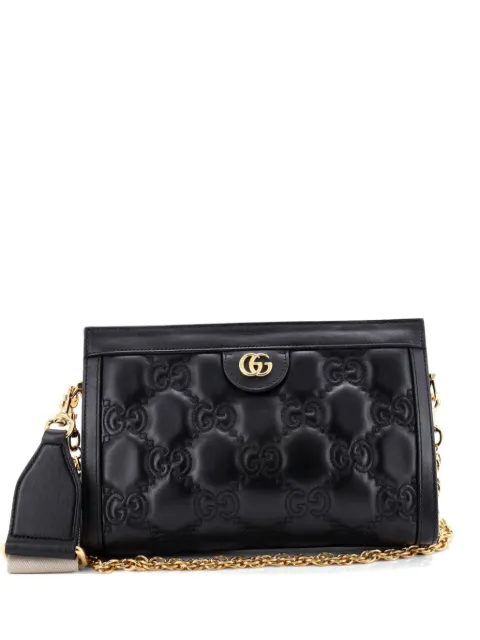 Gucci Pre-Owned GG GG Matelasse Leather Small shoulder bag Black XYD81GVLUX90Z2SO
