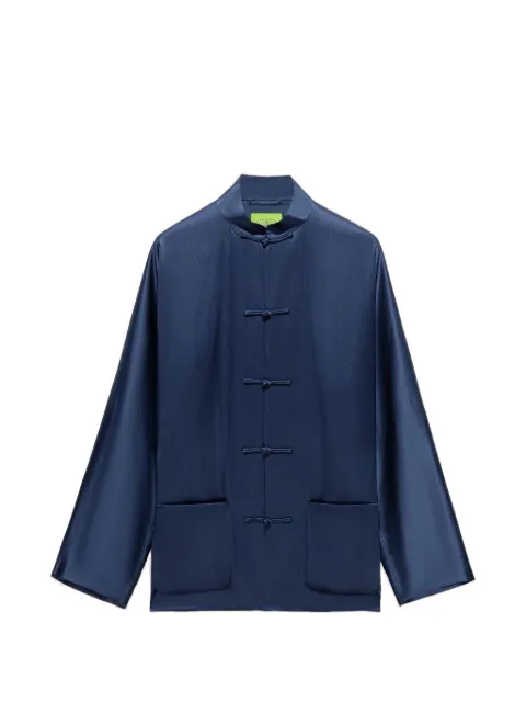 Shanghai Tang silk jacket Blue Z2MRJ520CW