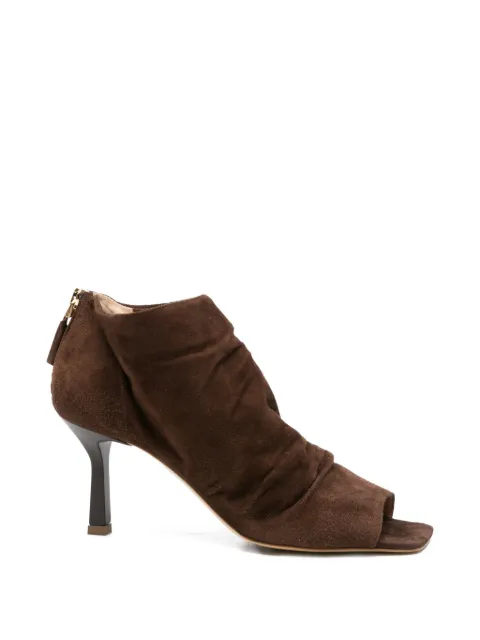 The Seller square open-toe boots Brown SE3001