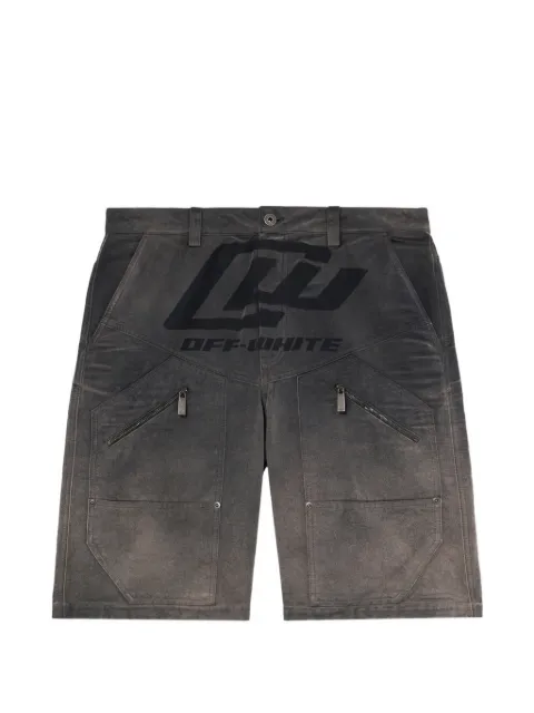 Off-White logo-print short Grey 44XCS005S26F001001