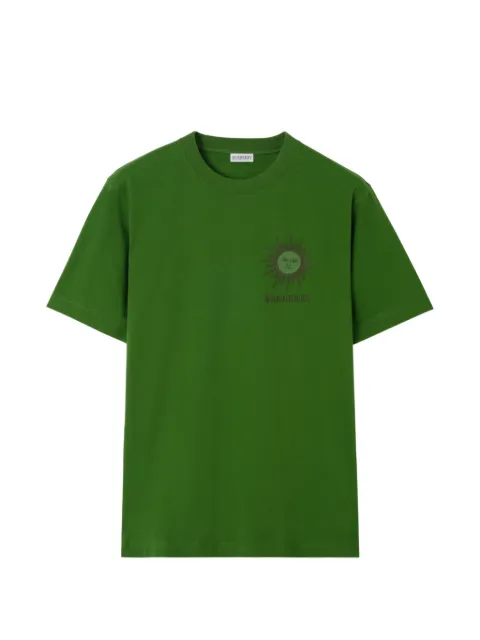 Burberry Sun cotton T-shirt Green 8126567