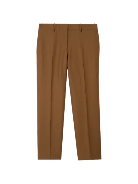 Burberry wool mohair tailored trousers Brown 8126172