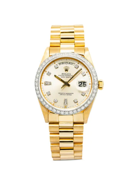 Rolex Diamond Day-Date 36mm watch Neutrals 18038