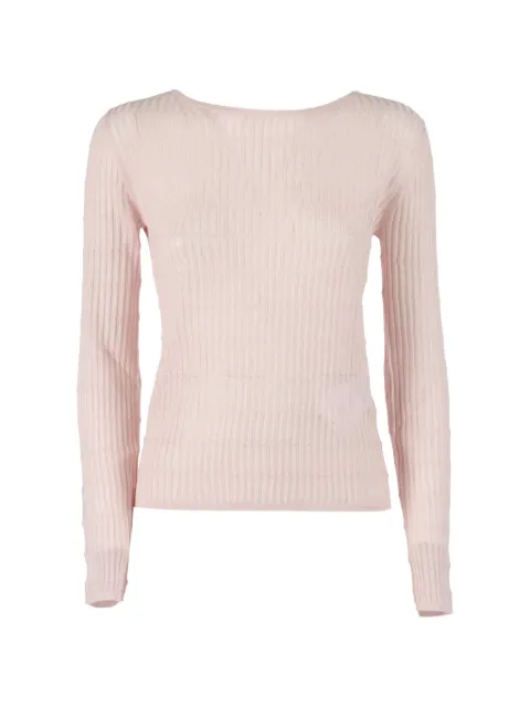 Max Mara long-sleeve top Pink 2616361061600