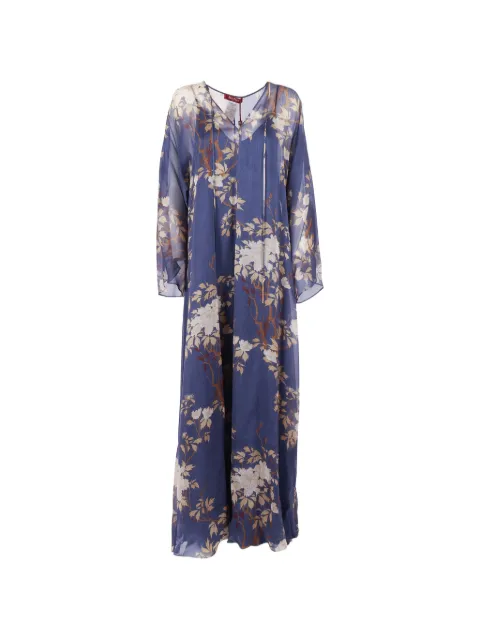 Max Mara floral print dress Blue 2616231024600