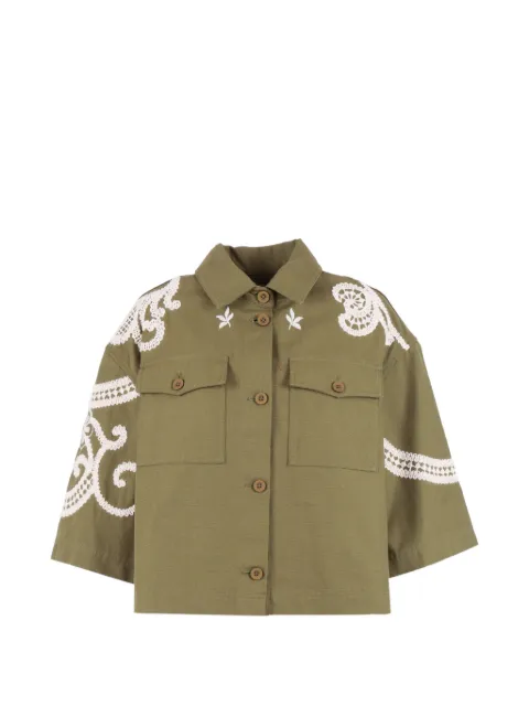 Weekend Max Mara embroidery shirt Green 2615041012600