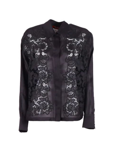 Max Mara embroidery cali shirt Black 2616111012600