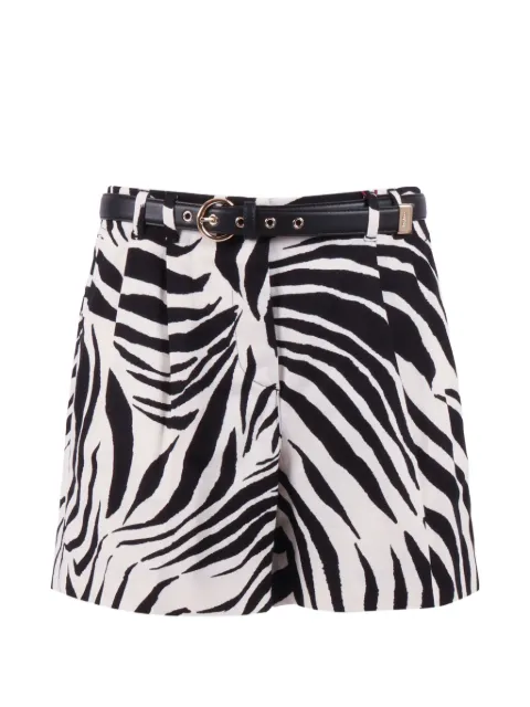 Max Mara zebra-print novella shorts White 2616141022600