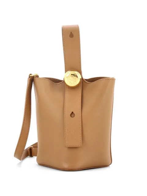 Loewe Pre-Owned Pebble Leather bucket bag Brown CZ6HWH3TA81W4833