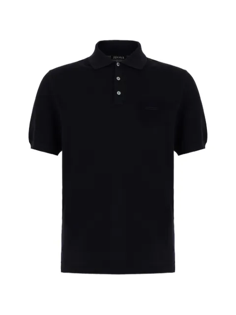Zegna short-sleeve polo shirt Blue H794UH348A3