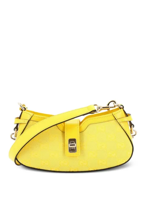 Gucci Pre-Owned Moon Side GG Canvas Mini shoulder bag Yellow ZF77XHMH0FY5VVTC