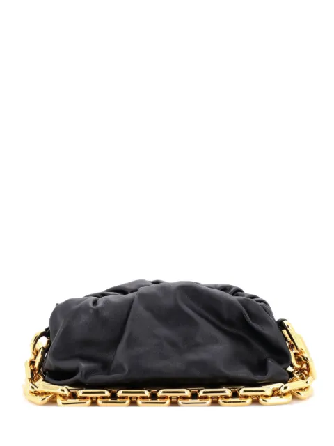 Bottega Veneta Pre-Owned The Chain Pouch Leather shoulder bag Black GM9RPPA5BIVHHAMU