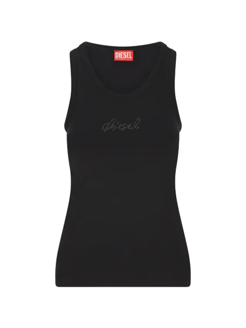 Diesel crystal-embellishment tank top Black A225060QHHA