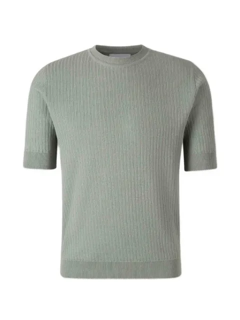 Lardini ribbed-knit T-shirt Green CNLTMC77CN64015A