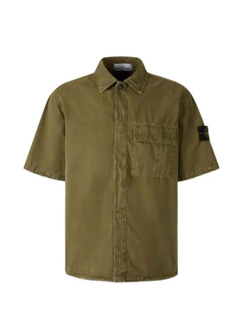 Stone Island chest-pocket short-sleeve shirt Green L1S151200031S00WN