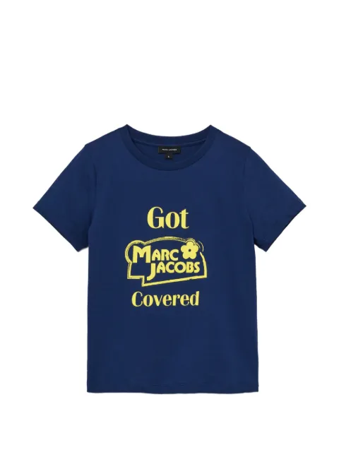 Marc Jacobs logo-print cotton T-shirt Blue 2P6RTP029C46411
