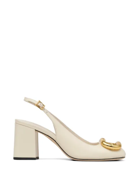 Marc Jacobs slingback square-toe pumps Neutrals 2P6FPM001F33123
