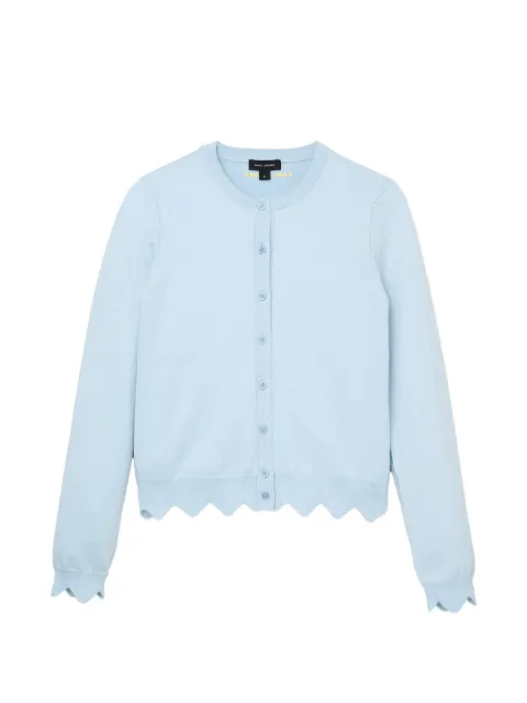 Marc Jacobs scallop-trim cardigan Blue 2P6RTP003K02451