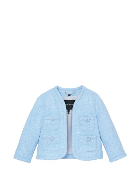Marc Jacobs Pop J tweed jacket Blue 2P6RJC016W12451