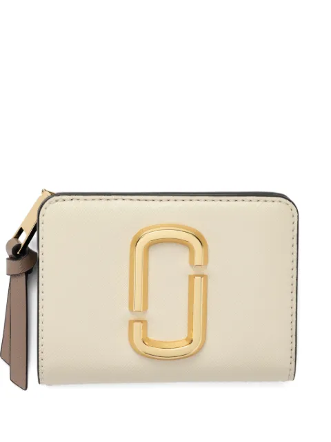 Marc Jacobs The Snapshot J-Marc saffiano leather wallet Neutrals 2P6SMP021S01088