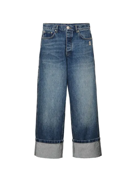 Marc Jacobs logo-appliqué jeans Blue 2P6RBT019D27492