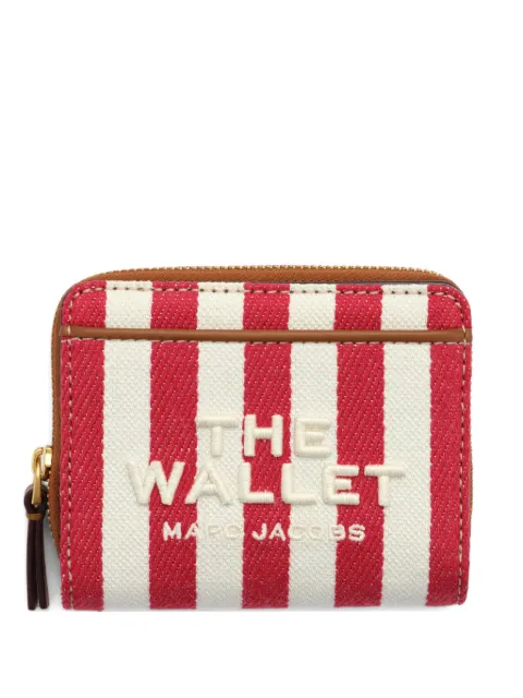 Marc Jacobs stripe-print wallet Red 2S6SMP057S02619