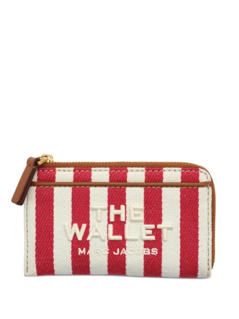 Marc Jacobs The Wallet striped canvas wallet Neutrals 2S6SMP056S02619