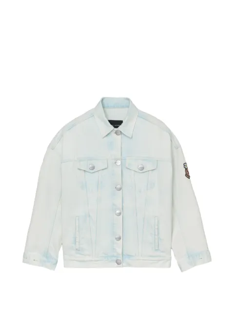 Marc Jacobs logo-patch denim jacket Blue 2P6RJC017D12474