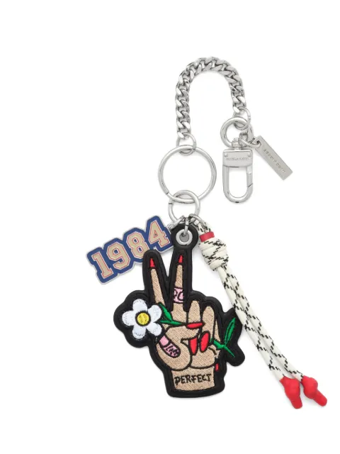 Marc Jacobs Camp Knot bag charm Silver 2P6SCH007S02042
